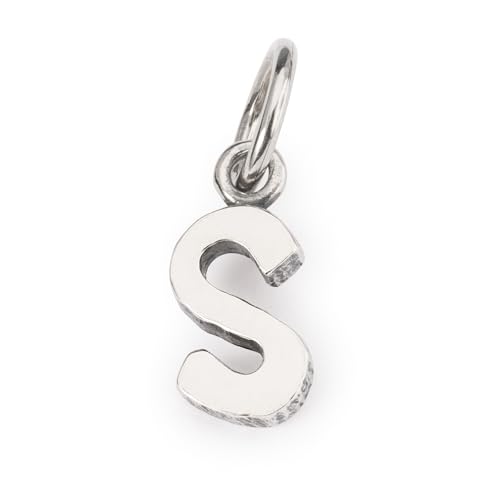 Trollbeads Ciondolo A Forma Di Lettera Per Braccialetto Catena Portachiavi Idea Regalo Argento Sterling Tagbe-20270 - Tagbe-20296, Misura Unica, Argen