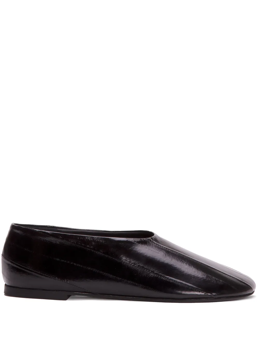 Proenza Schouler Glove eel-skin slippers - Nero