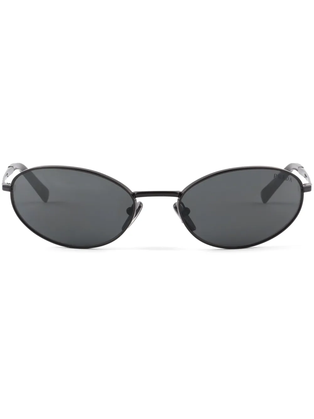 Prada Eyewear Occhiali da sole Prada PR A59S ovali - Nero