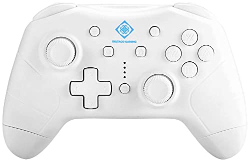 Deltaco Gaming Gam-103-W Controller Android, Nintendo Switch Bianco