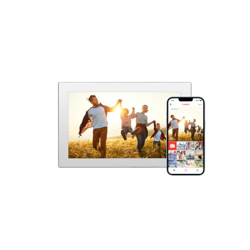 Rollei Smart Frame Wifi 101 Mirror - 10.1 Pollici Touch - Wifi - Cornice Portafoto Con App Frameo Per Condividere Rapidamente E Facilmente Foto O Vide