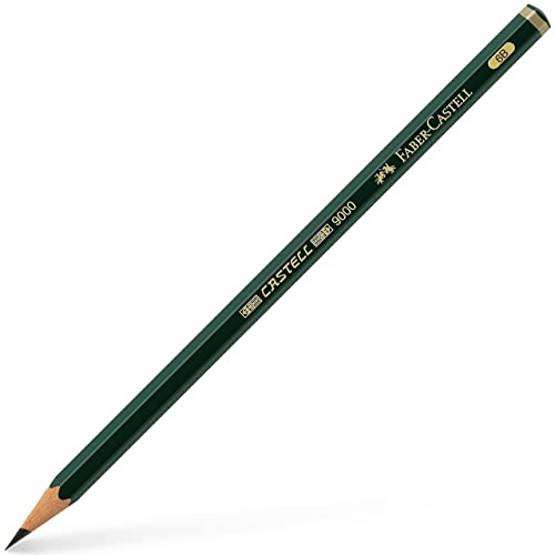 Faber Castell 9000 6B - Set Di 3 Matite Per Carta