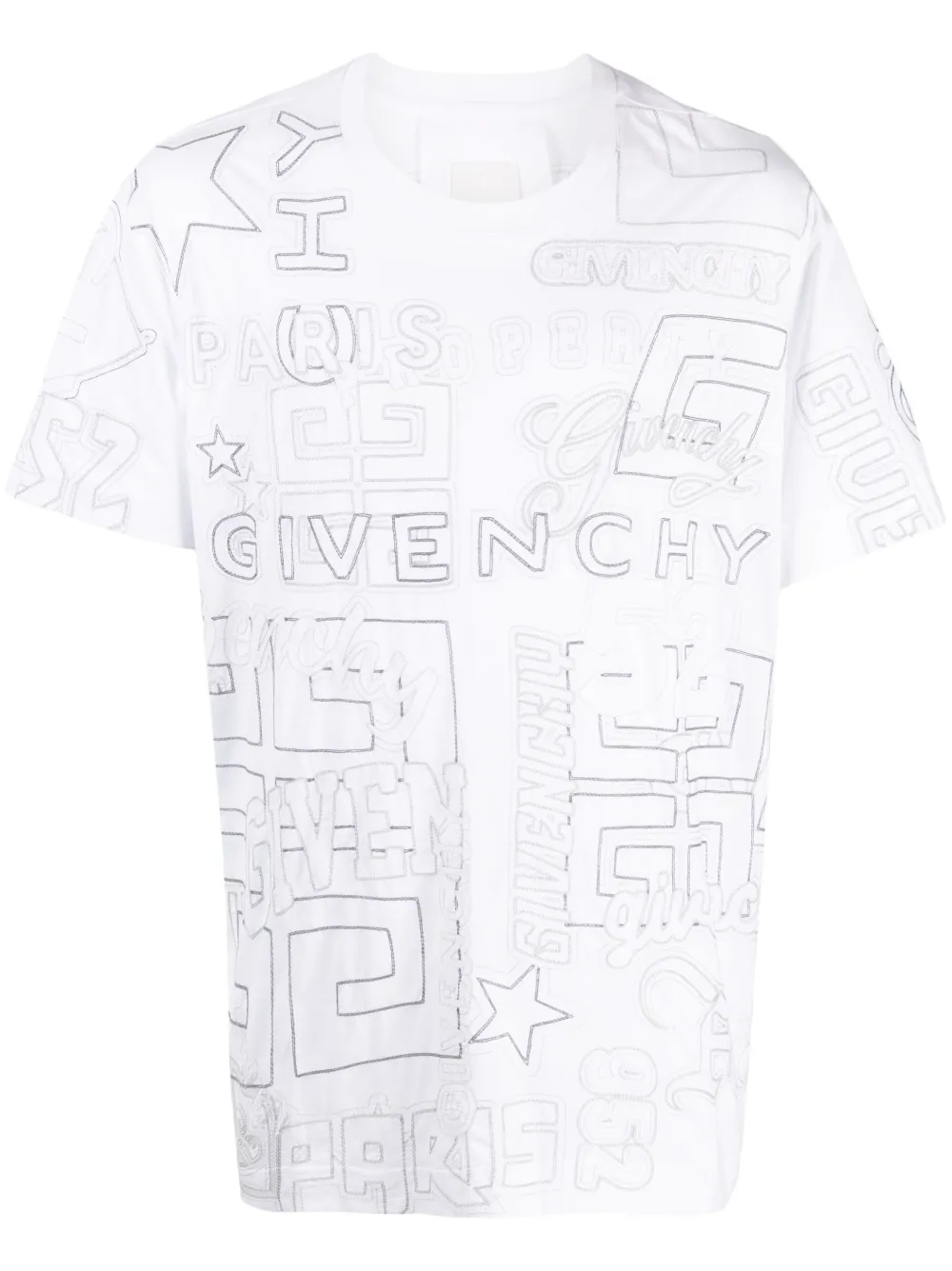 Givenchy T-shirt con ricamo - Bianco