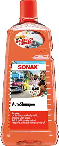 Sonax Autoshampoo Concentrato Havana Love (2 Litri) Penetra E Scioglie Accuratamente Lo Sporco Senza Danneggiare Lo Strato Protettivo Di Cera | Art. 0