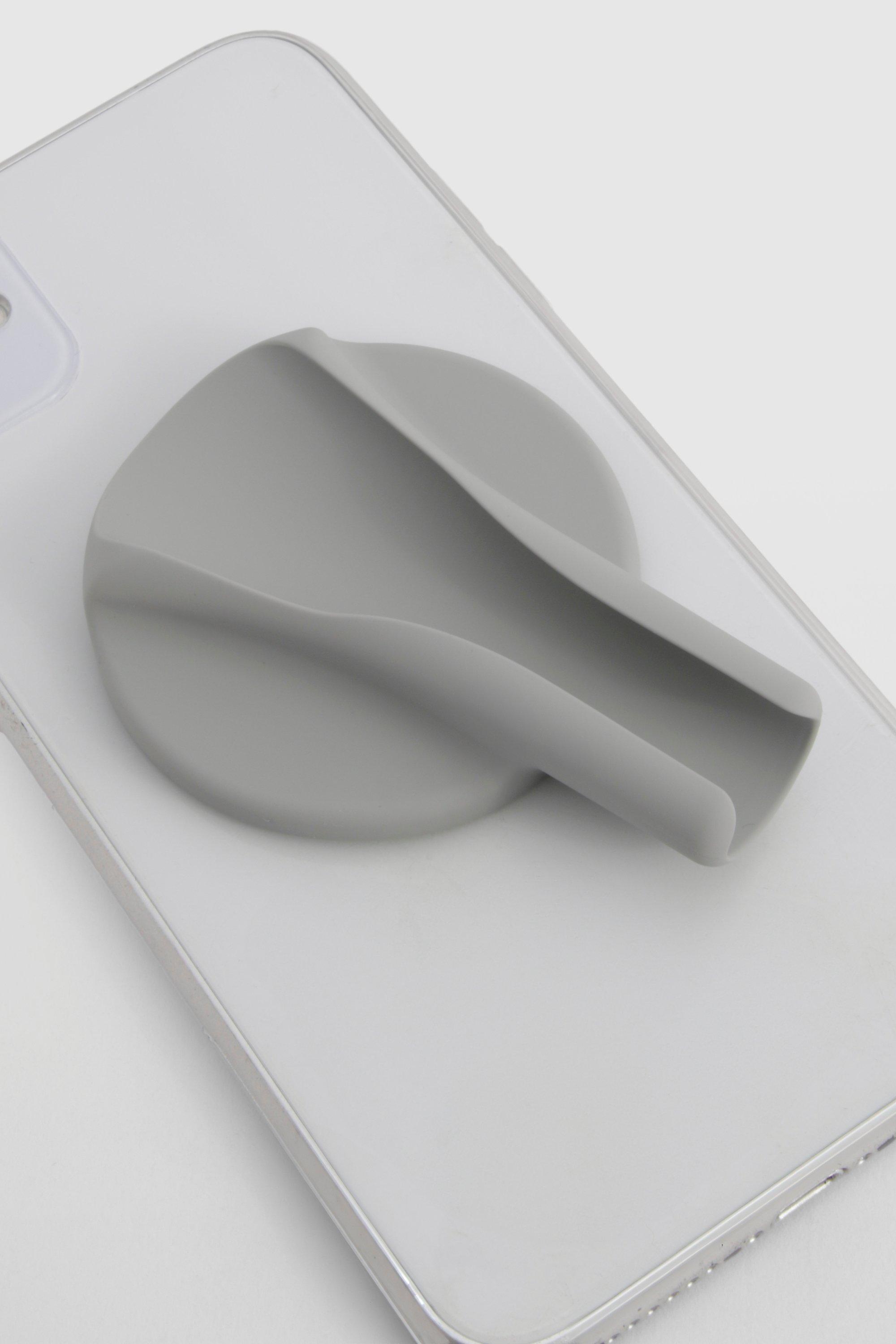 Universal Lip Holder Phone Sticker, Grigio