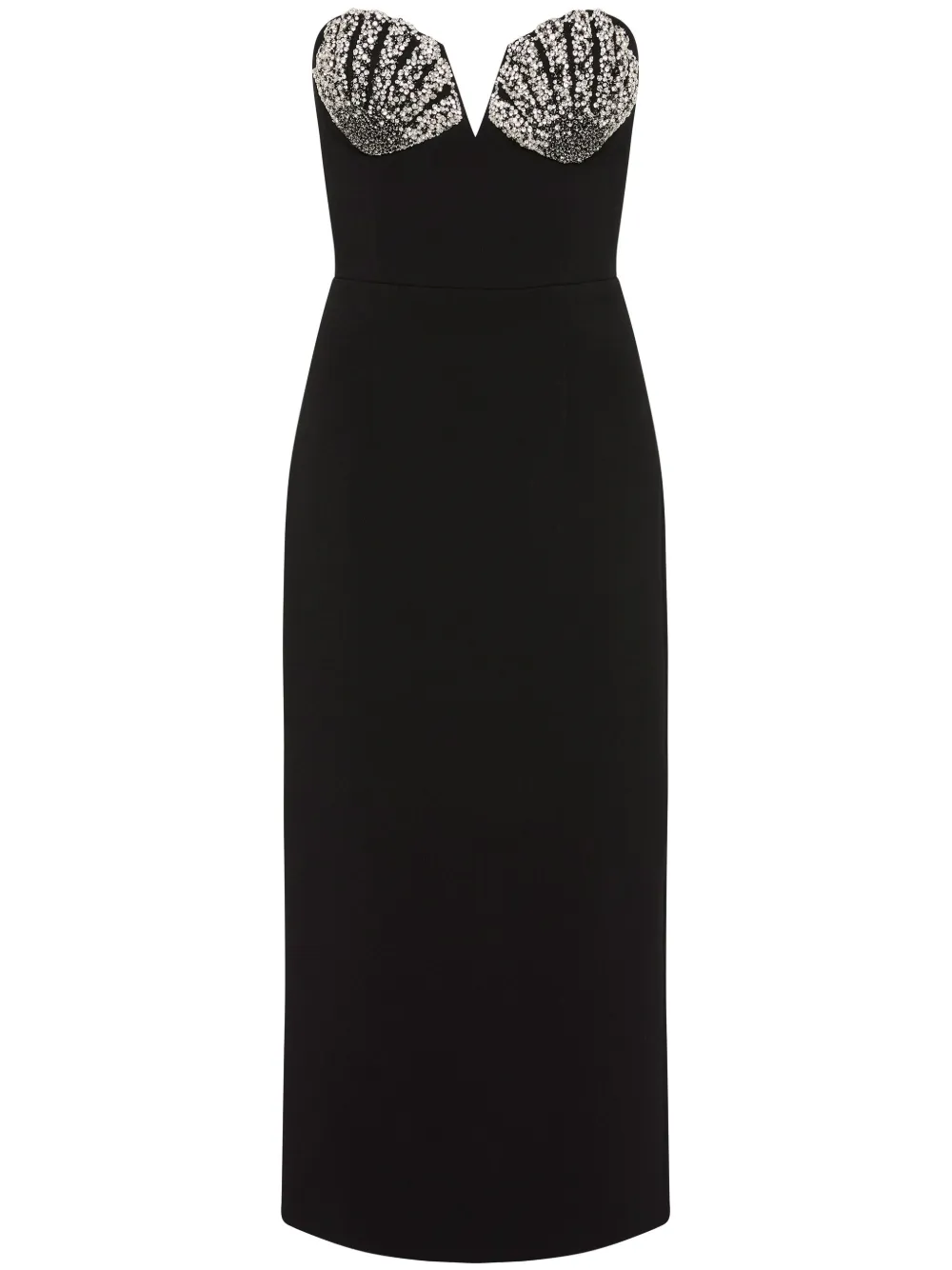 Rebecca Vallance Cordelia strapless midi dress - Nero