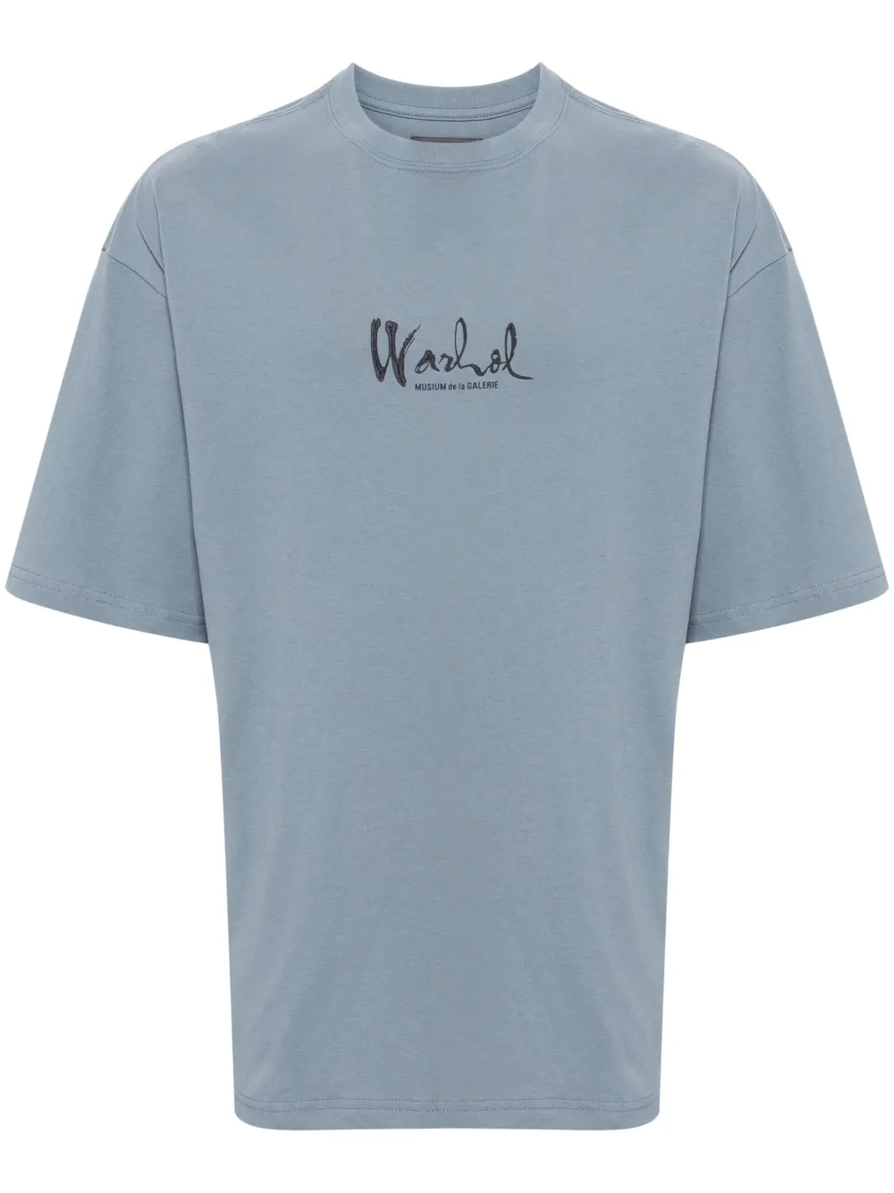 Musium Div. oil paint print t-shirt - Blu