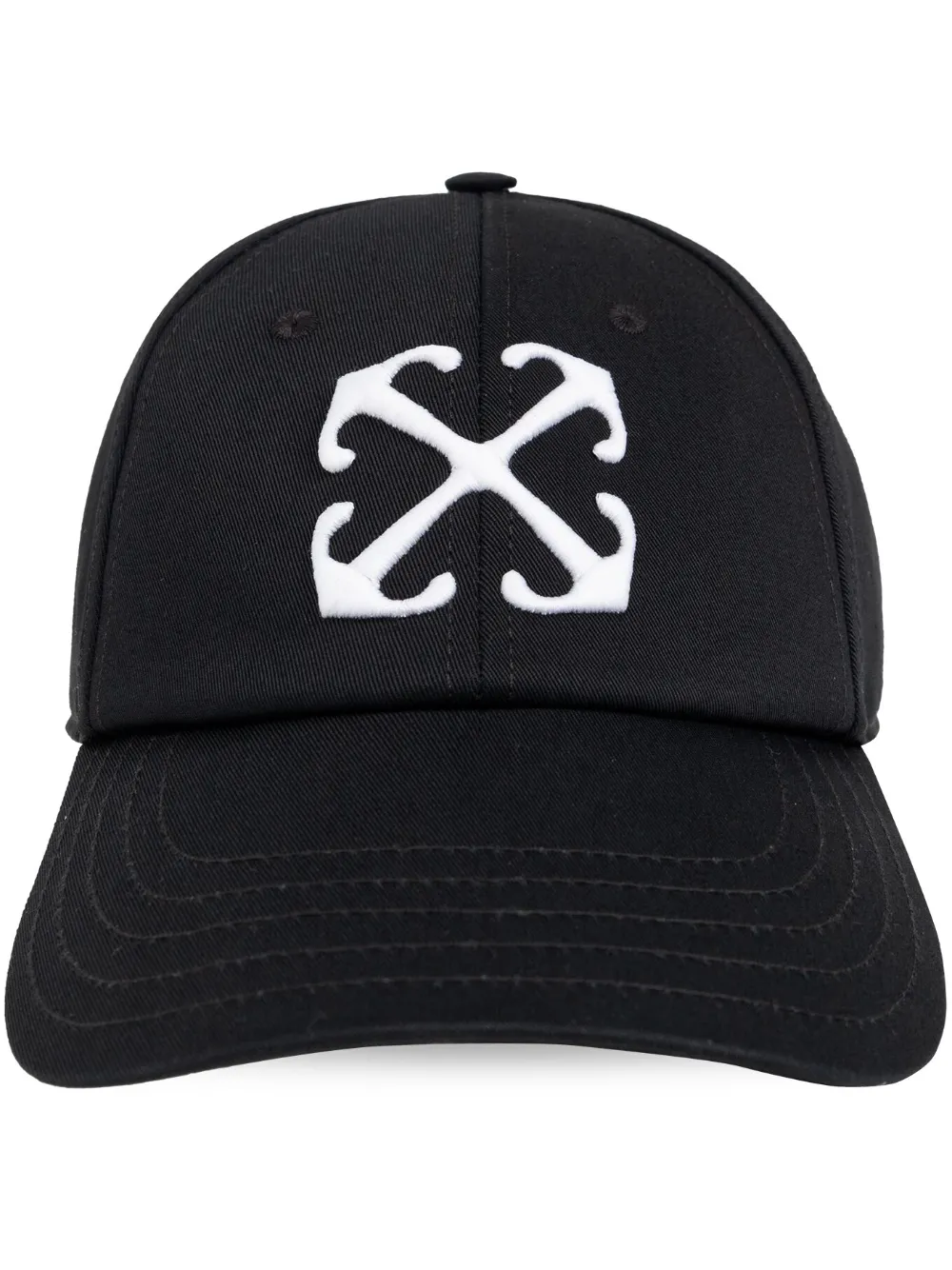 Off-White Arrow Drill-embroidered baseball cap - Nero