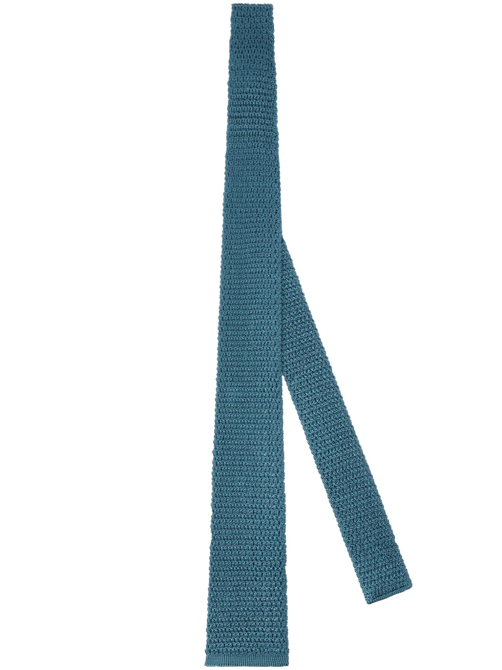 TOM FORD knitted silk tie - Verde