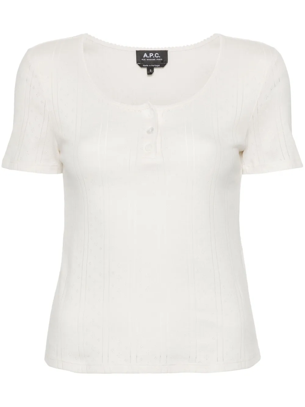 A.P.C. Luna cotton T-shirt - Toni neutri