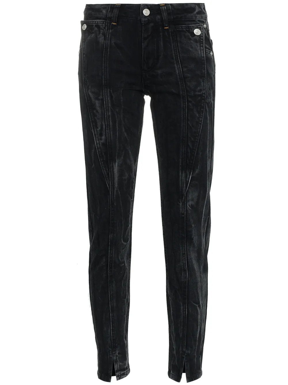 Givenchy Jeans con spacco sull'orlo - Nero