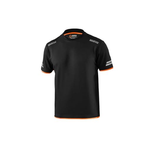 Sparco Tucson T-Shirt, Arancio, L Unisex-Adulto
