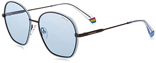 Polaroid Pld 6113/S Occhiali, Mvu/C3 Azure, 56 Donna