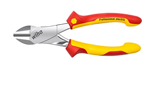 Wiha Alicates De Corte Diagonal De Fuerza Professional Electric Con Dynamicjoint® Con Resorte De Apertura Conectable Y Desconectable 160 Mm, 6 1/2" (4
