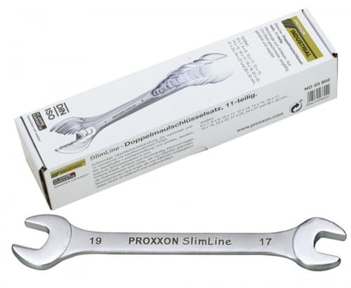 Proxxon 2223802 - Caja 11 Llaves Fijas Planas