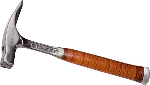 'Peddinghaus 5130170000 – Martello Da Carpentiere "Xstriker Liscio Bahn Magnetico Con Manico In Pelle, 965 G