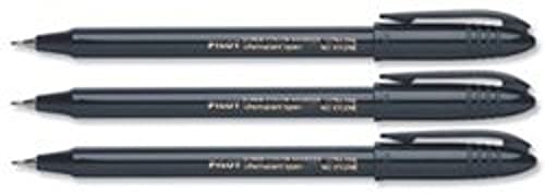 Pilot Scauf01 - Confezione Da 12 Pennarelli Indelebili Scan-Uf A Punta Ultrafine, Tratto 0,4 Mm, Colore: Nero