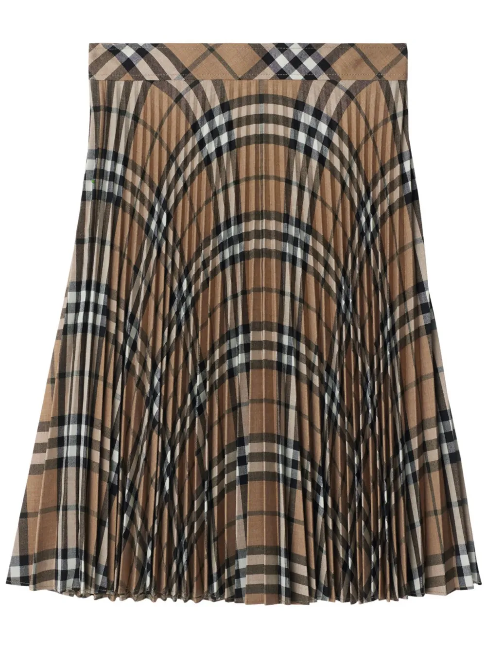 Burberry checked wool skirt - Toni neutri