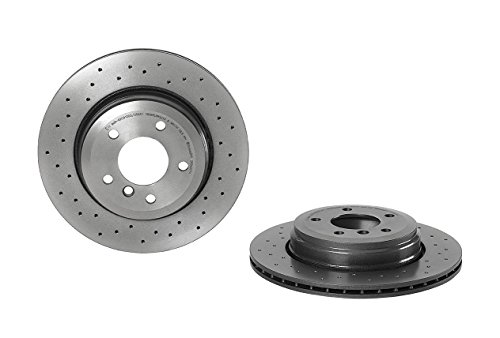 Brembo Xtra 09.9425.1X - Disco Freno Forato Posteriore, Set Di 2