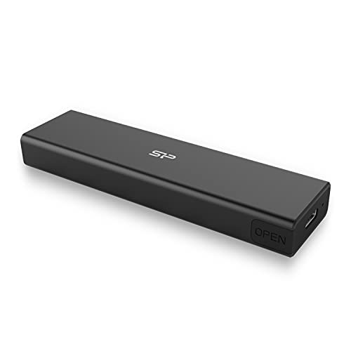 Silicon Power External M.2 Nvme/Sata Ssd Case Pd60 Usb 3.2 Type-C