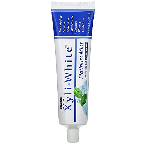 Now Xyliwhite Platinum Menta Dentifricio Gel Con Bicarbonato Di Sodio - 180 G