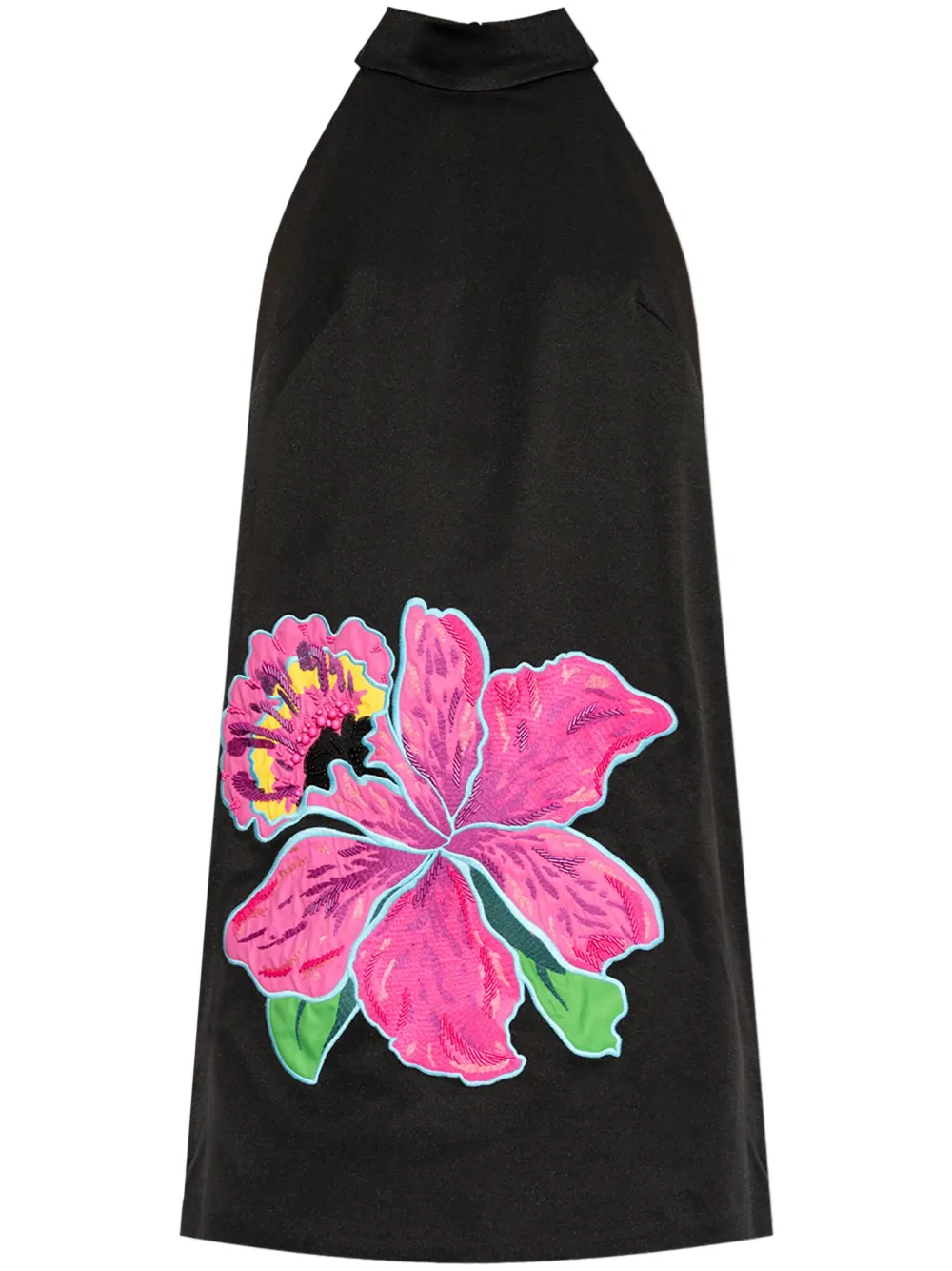 Kate Spade floral-print mini dress - Nero