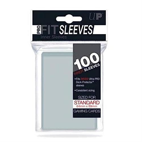 Ultra Pro-Fit Sleeves 82712 Custodie Per Carte Con Maniche, Colore Trasparente, Varie