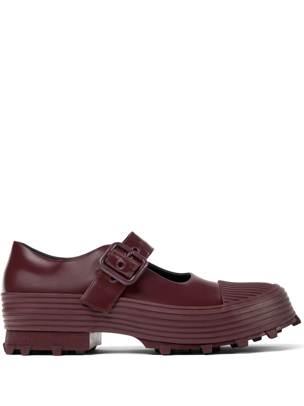 CamperLab Traktori leather loafers - Rosso