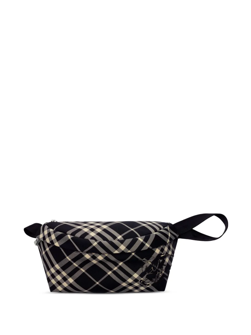 Burberry check belt bag - Nero