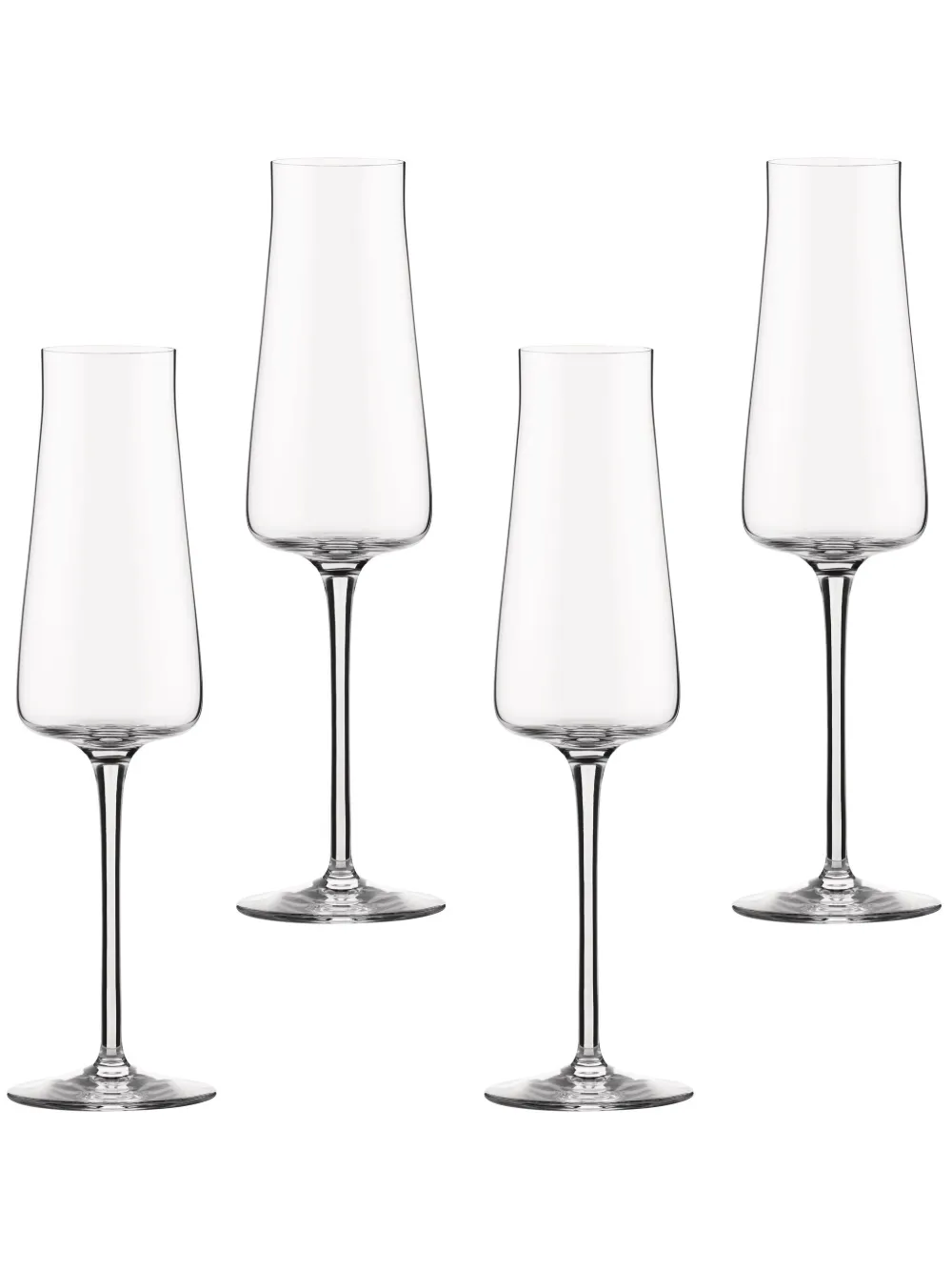 Alessi Eugenia set 4 champagne flutes - Toni neutri