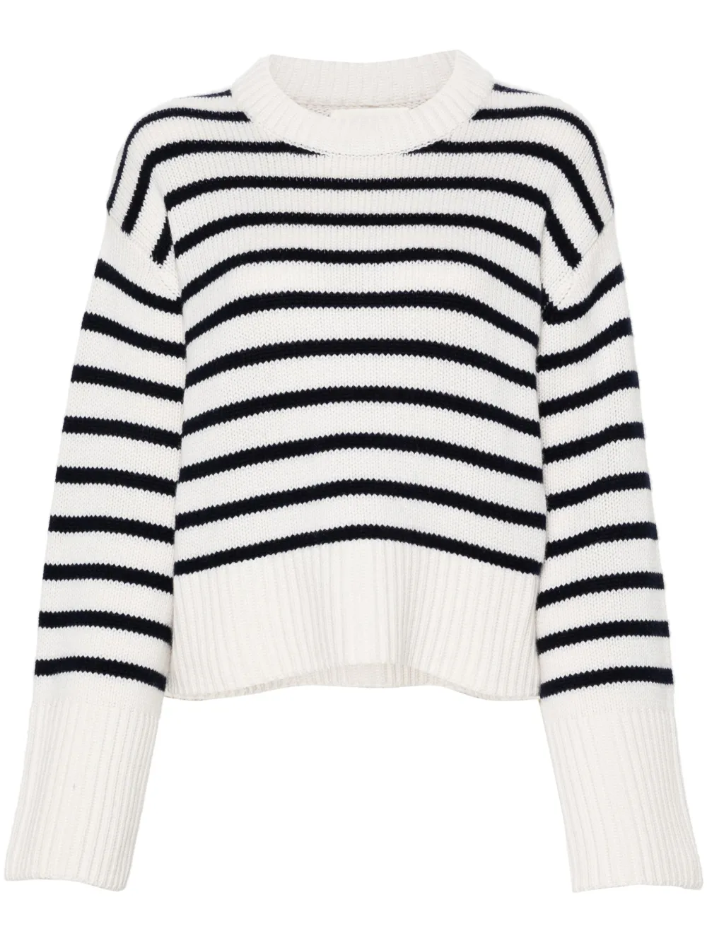 Lisa Yang Sony striped cashmere jumper - Toni neutri