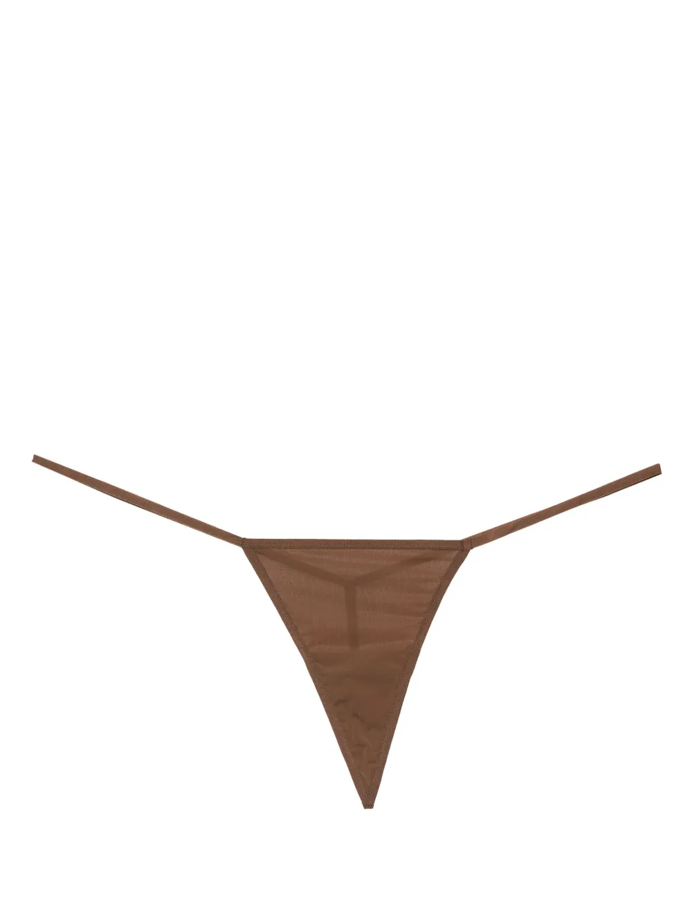 Maison Close Le Petit Secret micro thong - Marrone