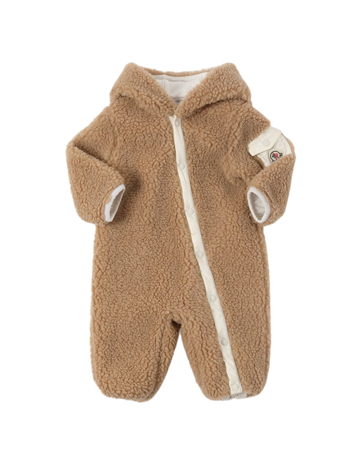 Teddy Tech Romper With Hoodie