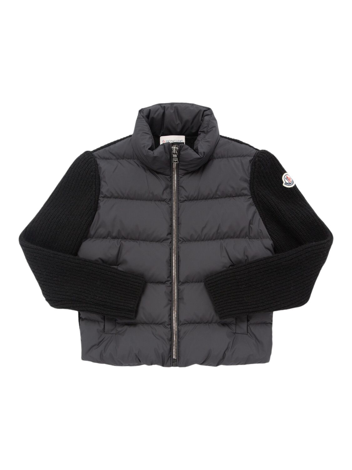 Padded Wool Tricot Cardigan