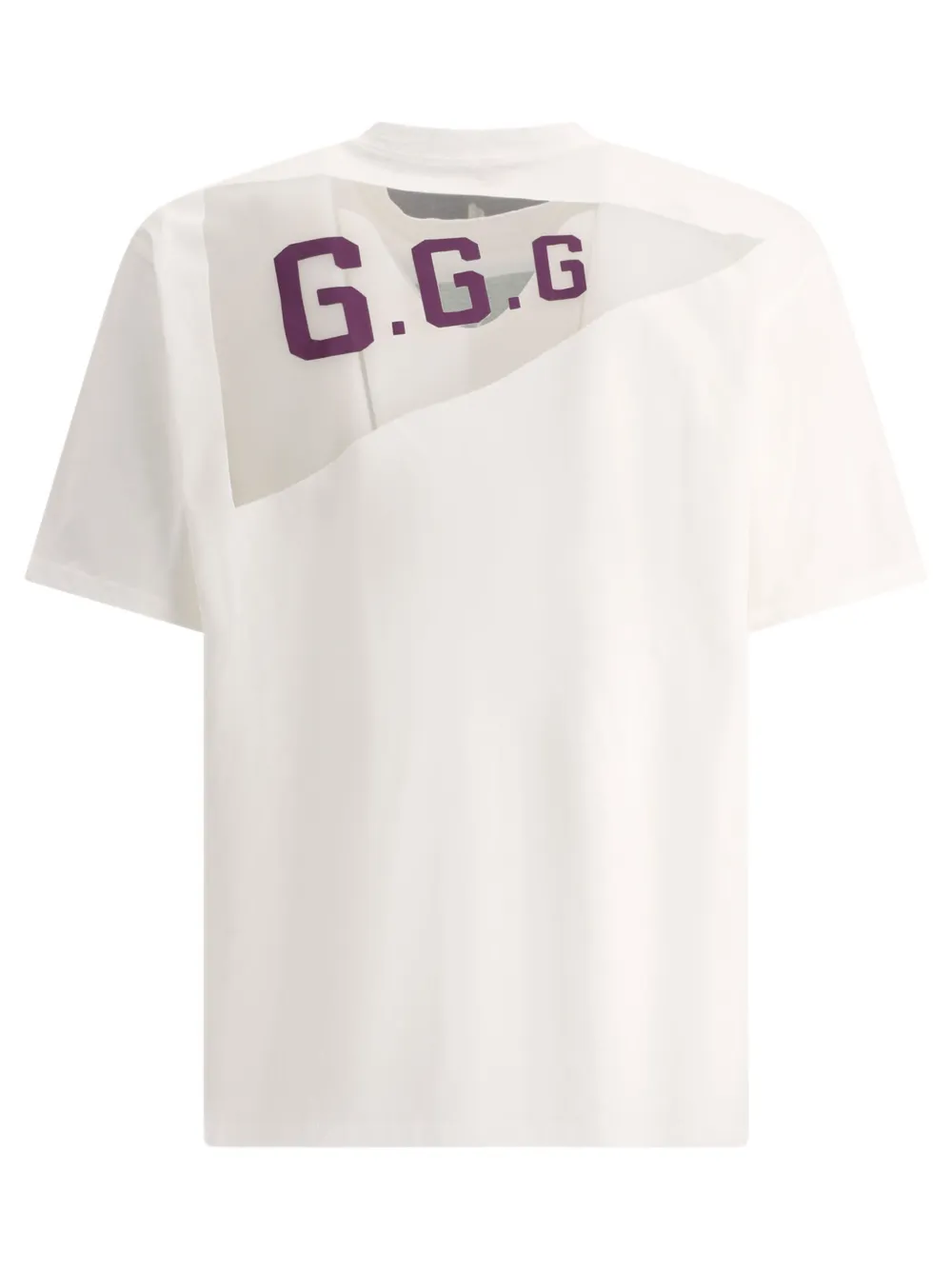 KAPITAL Opal Sheeting cotton T-shirt - Bianco