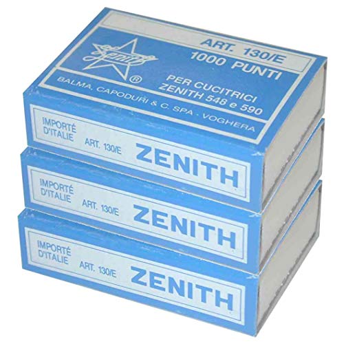 3 Scatoline Da 1000 Punti Zenith Art. 130/E (6/4)
