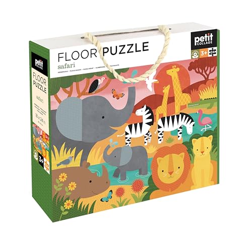 Petit Collage Safari Floor Puzzle, 0810073341913