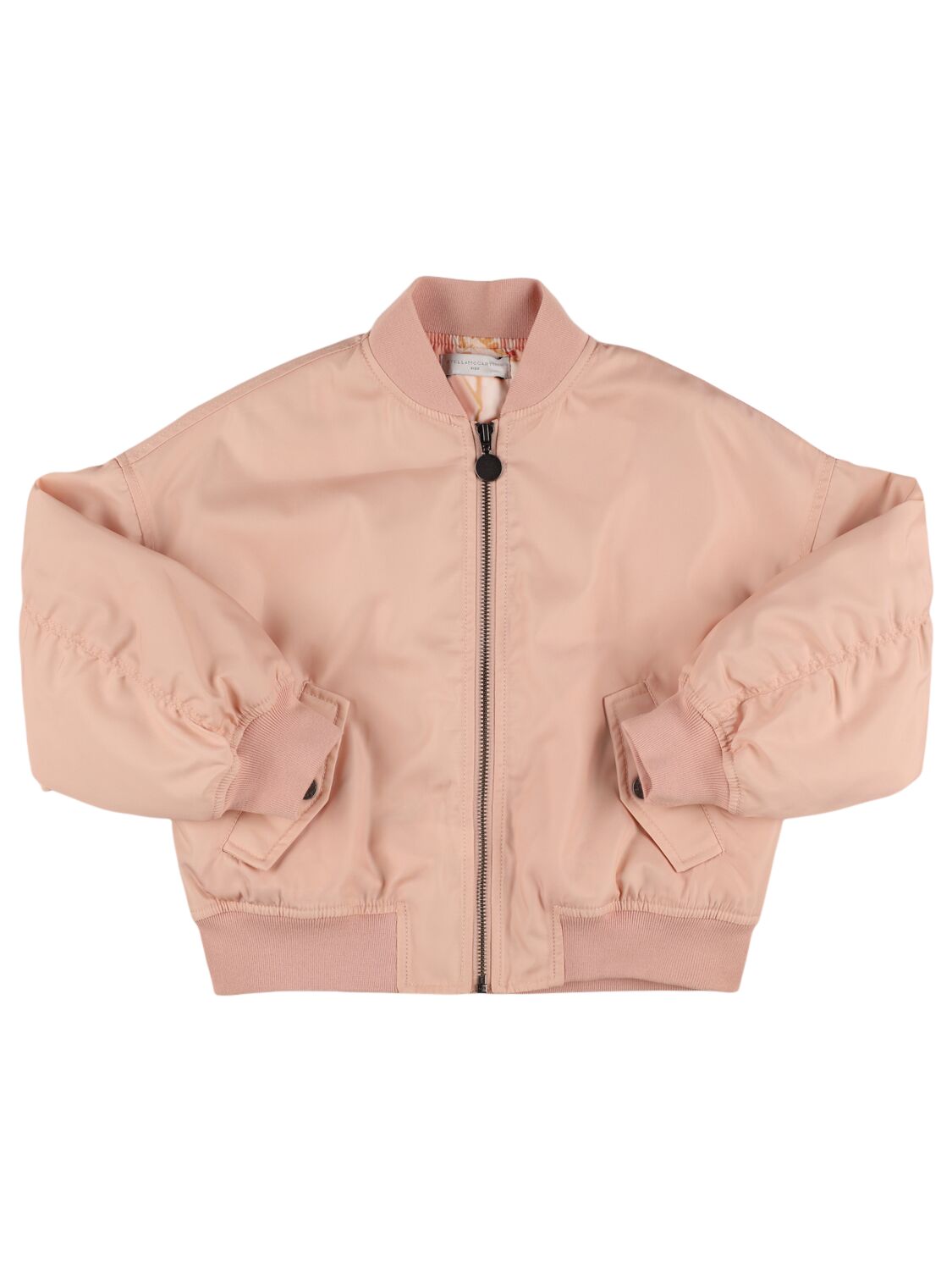 Poly Twill Satin Bomber Jacket