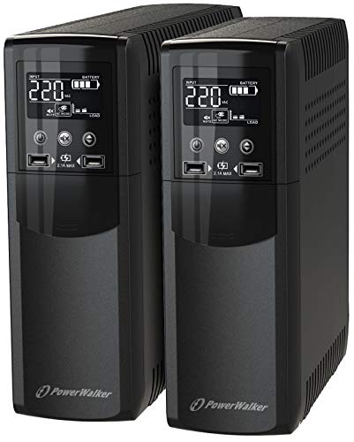 Powerwalker Power Walker Ups Line-Interactive Csw 1500 Va 8X Iec Out Rj11/Rj45 In/Out Usb 2X Usb Charger