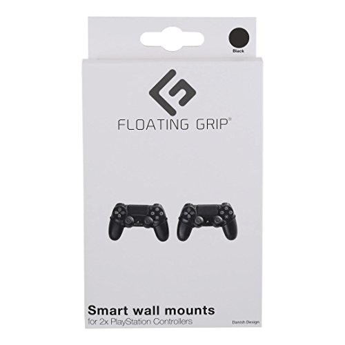 Floating Grip® Wall Mounts For 2X Playstation Controllers. Color: Black. Storage Your Playstation Controllers On The Wall Right Next To Your Tv. Produ