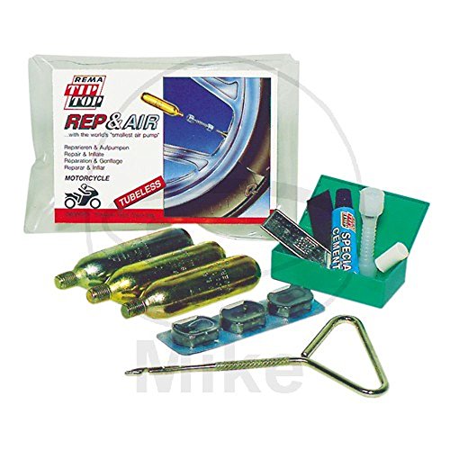 Reparaturset Rep+Air Motorad Tubeless-Reifen