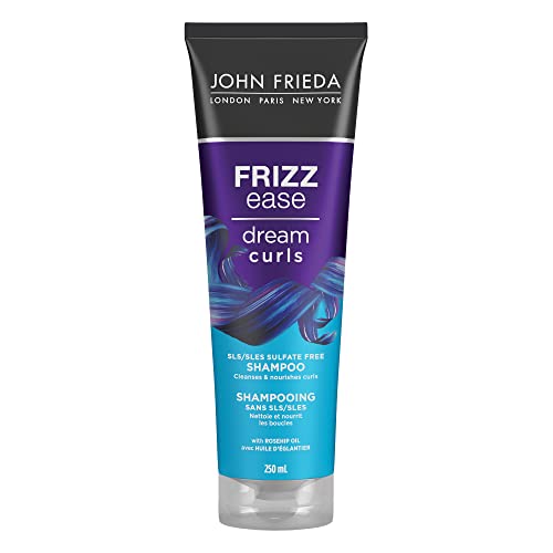John Frieda “Frizz Ease”, Linea “Ricci Da Sogno” – Confezione Da 1 Shampoo (1 Da 250 Ml), Deterge E Idrata, Definisce E Rinforza I Ricci, Con Olio Di