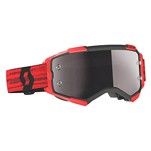 Scott Goggle Fury Dark Red Silv Chr Wks
