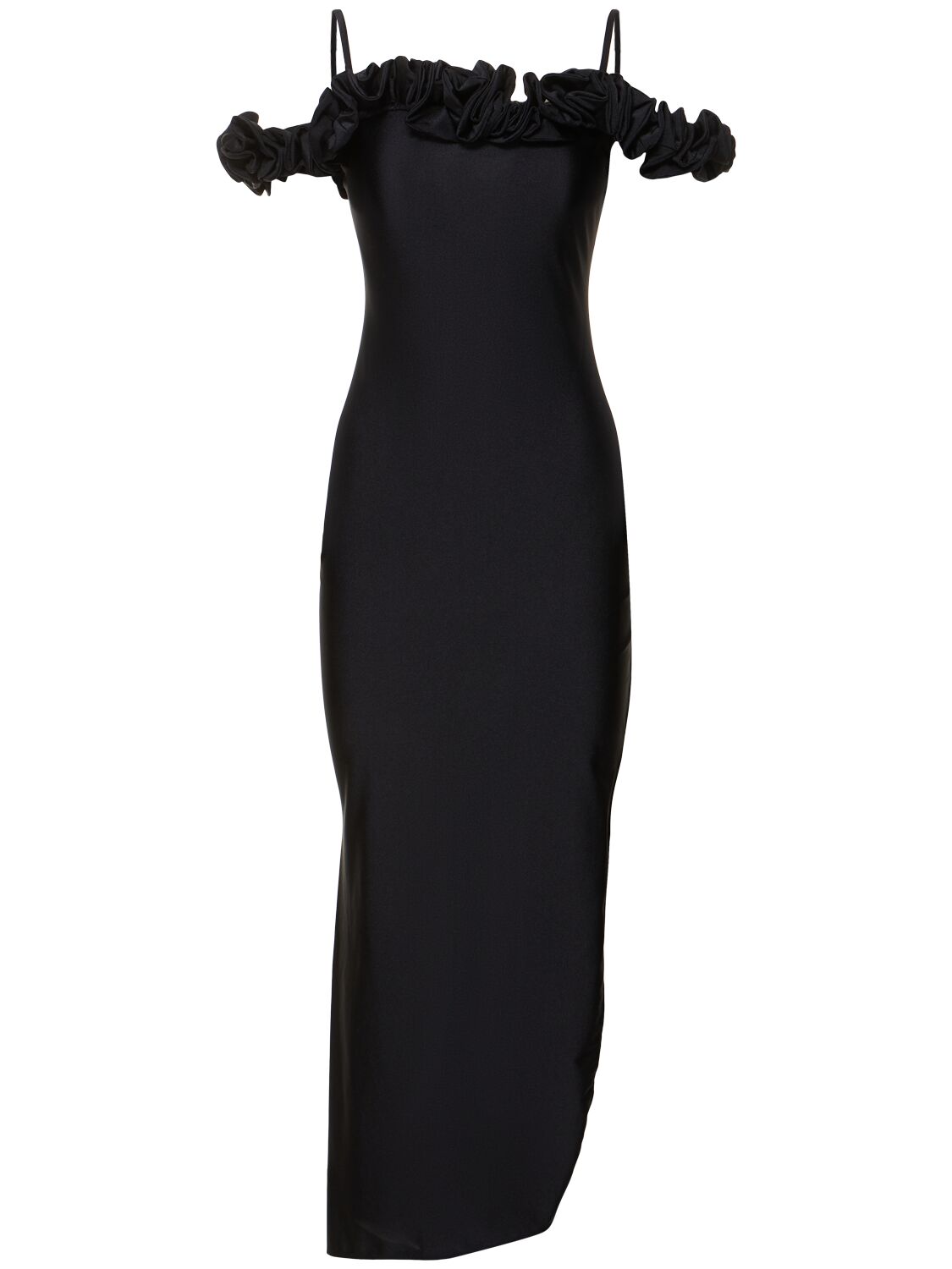 Ruffled Midi Dress