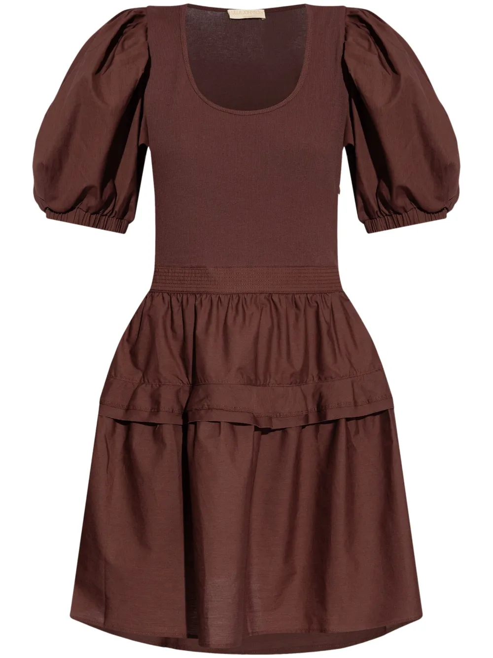 Ulla Johnson Tilda puff-sleeve cotton dress - Marrone
