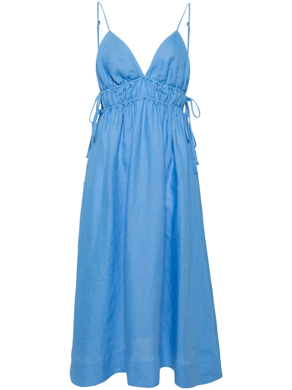 casa raki Rita organic linen dress - Blu