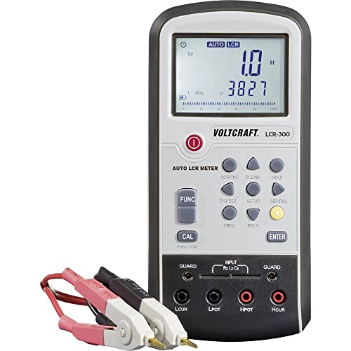 Voltcraft Lcr-300 Ponte Di Misurazione Lcr Digitale Cat I Display (Counts): 20000