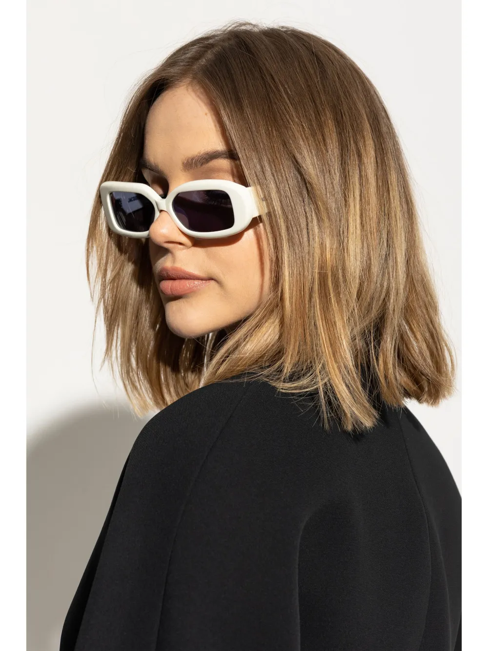 Jacquemus Les Lunettes Rond Carré sunglasses - Bianco