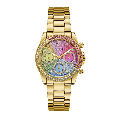 Guess Women'S Analog Quartz Watch With Stainless Steel Strap Gw0483L4