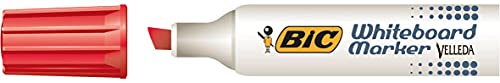 Bic - Bic Marqueur Pour Tableaux Blancs Velleda 1781,Rouge, Pointe
